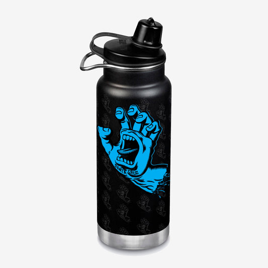 32oz-tkwide-with-chug-cap-santa-cruz-screaming-hand-f8 K32TKWCG-BK-SantaCruze_ScreamingHand.jpg